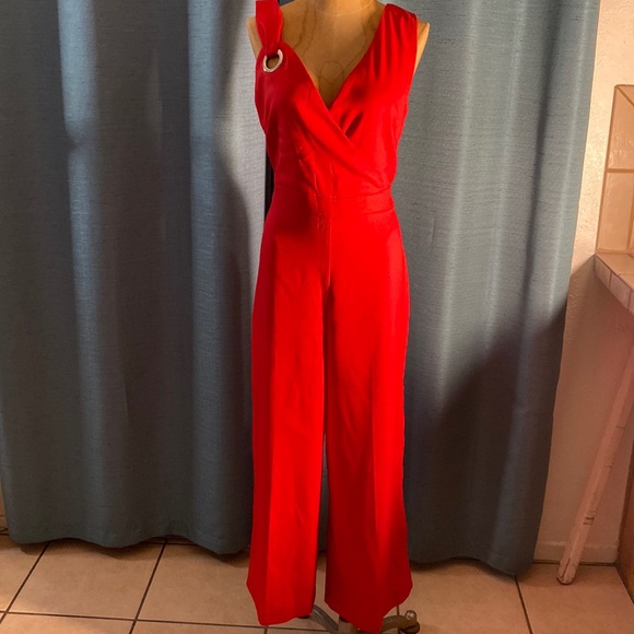 Catherine Malandrino Pants - Catherine red jumpsuit size 8